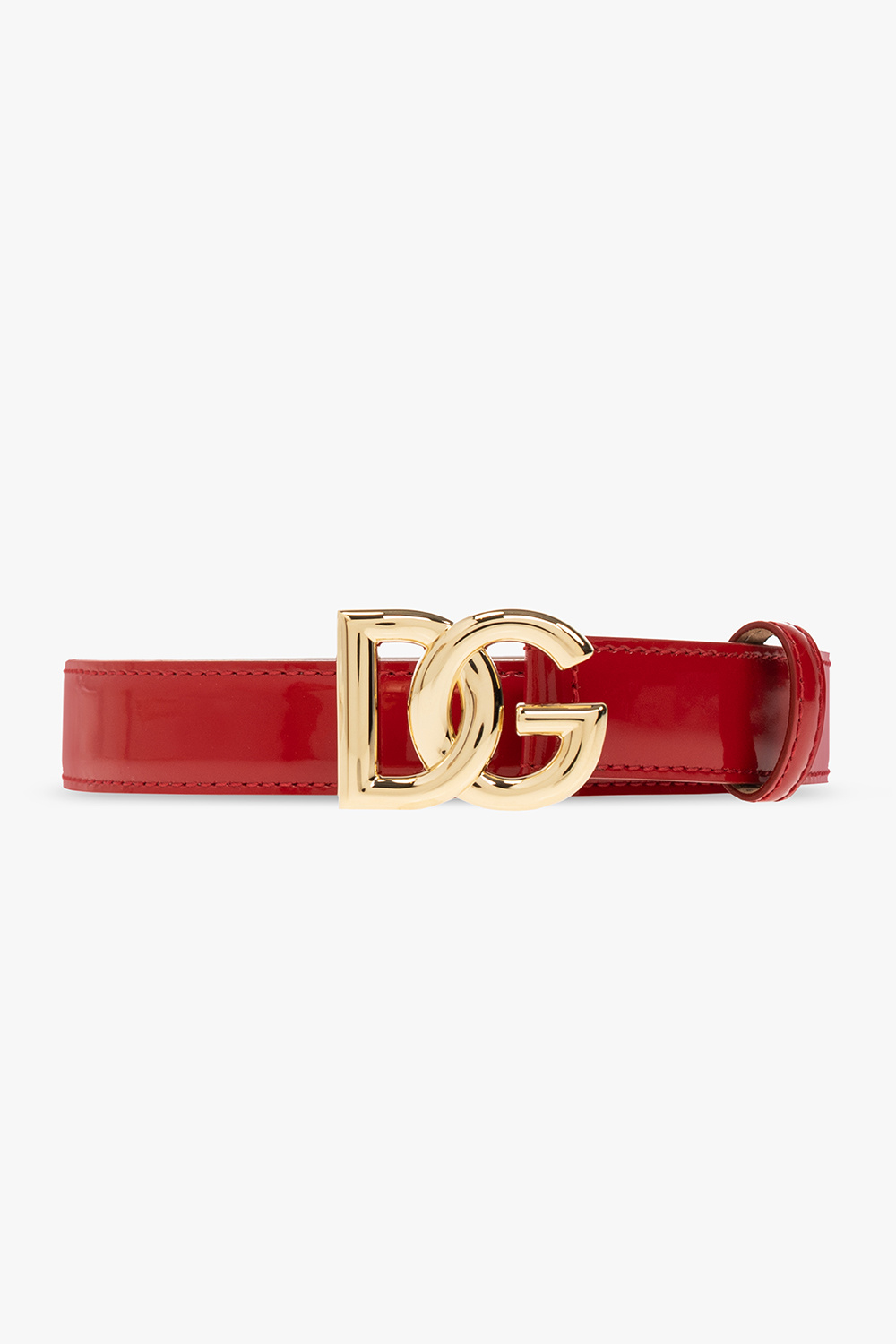 plaque pointed - Red Leather belt with logo Dolce u0026 Gabbana logo - Dolce u0026  Gabbana striped logo-embroidered jumper - toe pumps Gold -  VbjdevelopmentsShops Nepal